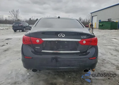 2015 Infiniti Q50 Base from USA, damaged, VIN JN1BV7AR7FM414736